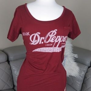DR. PEPPER VINTAGE T-SHIRT  TOP SMALL 👕